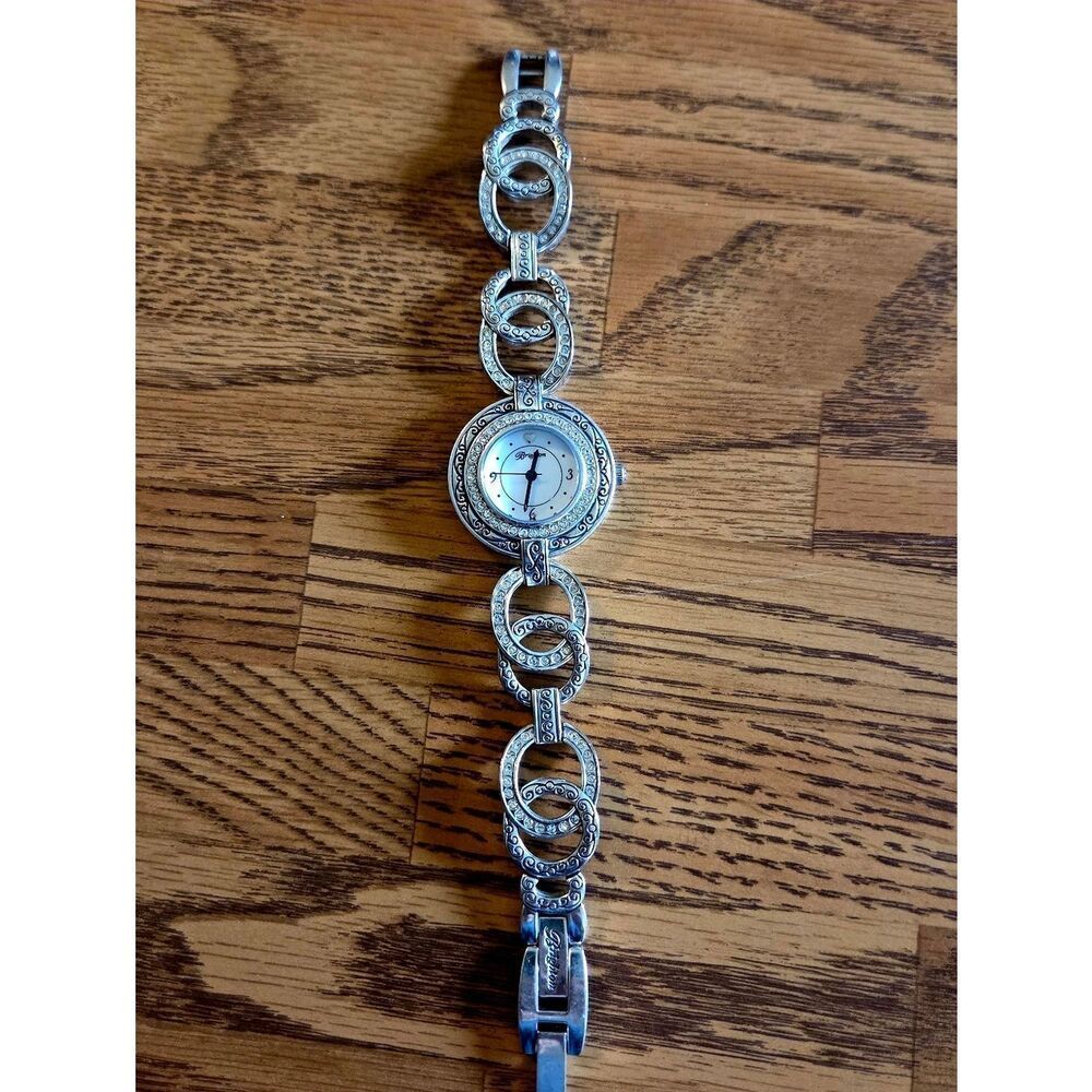 BRIGHTON "Stardust" Vintage Silver And Crystal Watch SWEET AND SPARKLY! - Picture 5 of 11